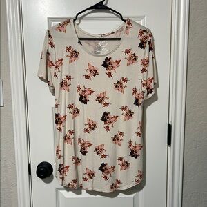 Maurices 24/7 Floral Print Women's Top